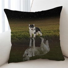 Load image into Gallery viewer, Baby Husky Refection Cushion Cover - Beddingify