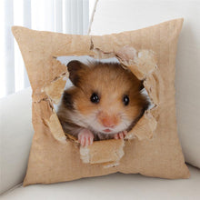Load image into Gallery viewer, 3D Cute Hamster Cushion Cover - Beddingify