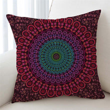 Load image into Gallery viewer, Atomic Mandala Motif Cushion Cover - Beddingify