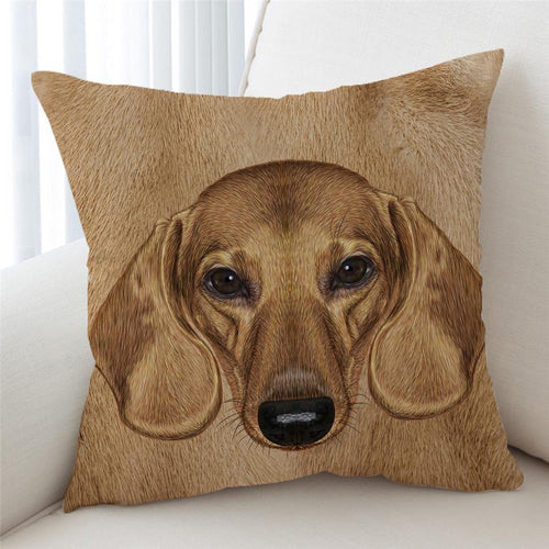 3D Smooth Dachshund Cushion Cover - Beddingify