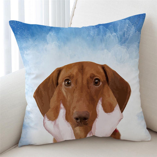 3D Dachshund Mugshot Cushion Cover - Beddingify