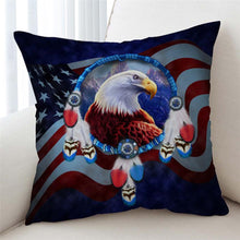 Load image into Gallery viewer, Bald Eagle American Themed Cushion Cover - Beddingify
