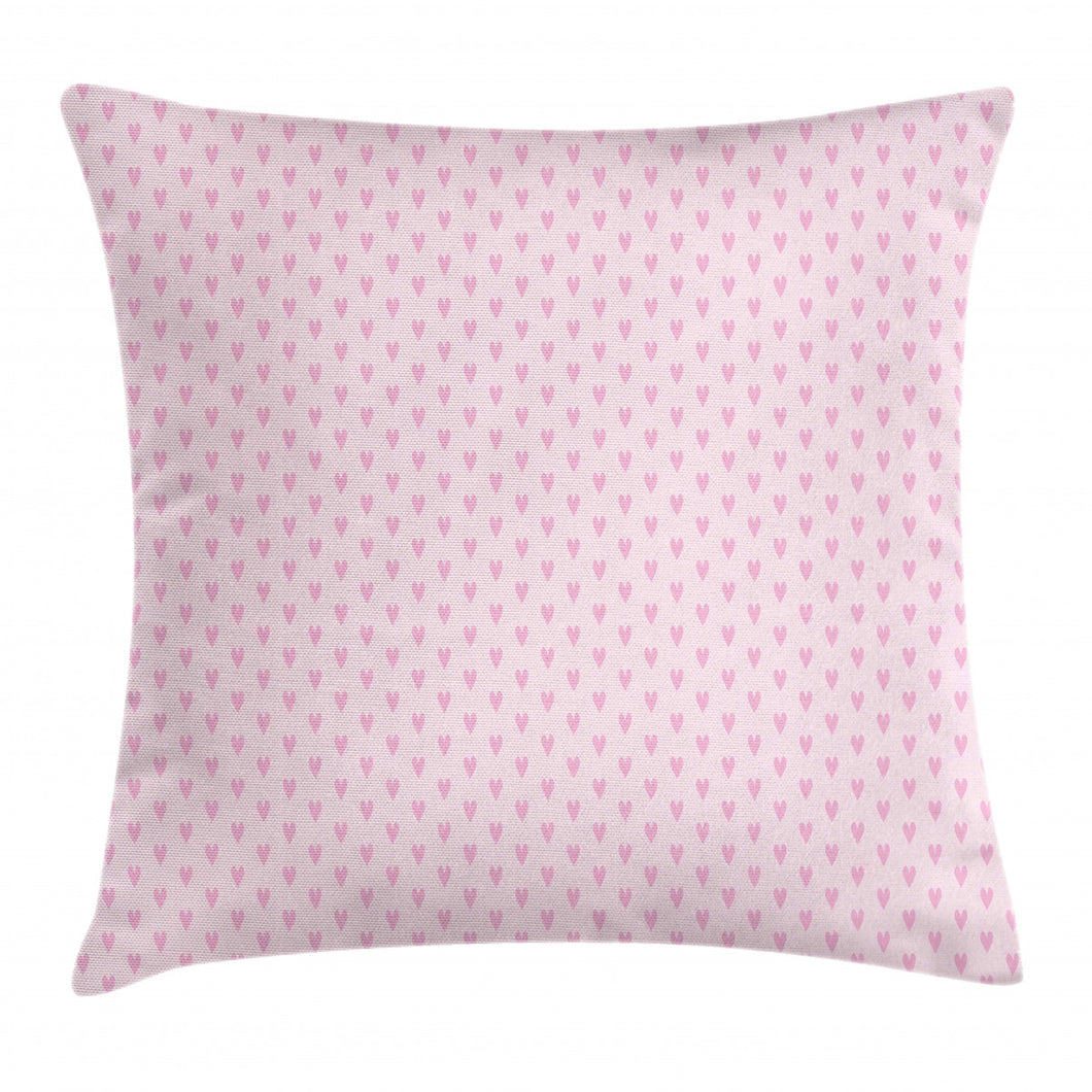 Minimal Pinkish Dots Pattern Printed Cushion Cover