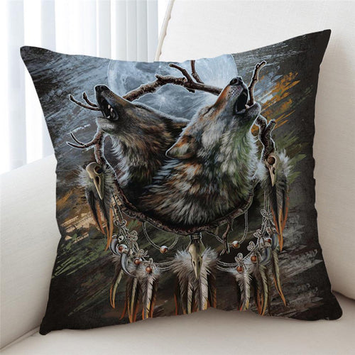 3D Wolfhowl Cushion Cover - Beddingify