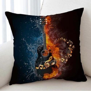 Bass Guitar Cushion Cover Cushion Cover BeddingOutlet 45cmx45cm 