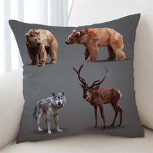 Load image into Gallery viewer, 3D Geometric Animals Cushion Cover - Beddingify
