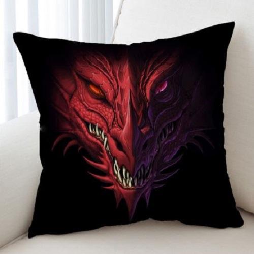Red Dragon Cushion Cover Cushion Cover BeddingOutlet 45cmx45cm 